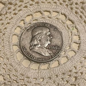 *Vintage Coin* 1958 Franklin Half Dollar